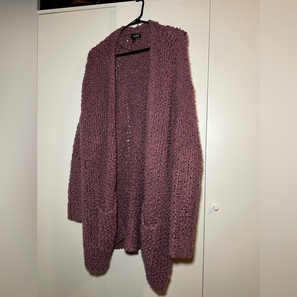 a.n.a Plush Textured Cardigan
